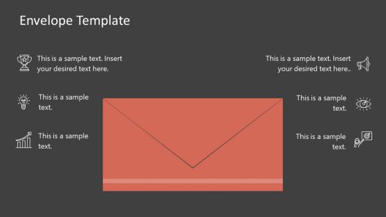 PowerPoint Slide of Envelope Graphics 